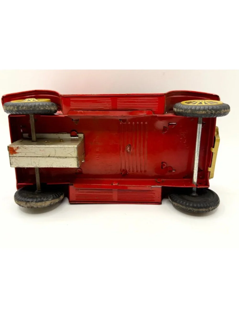 Vintage Bandai 1915 Ford Model T Tin Litho Friction Toy Car